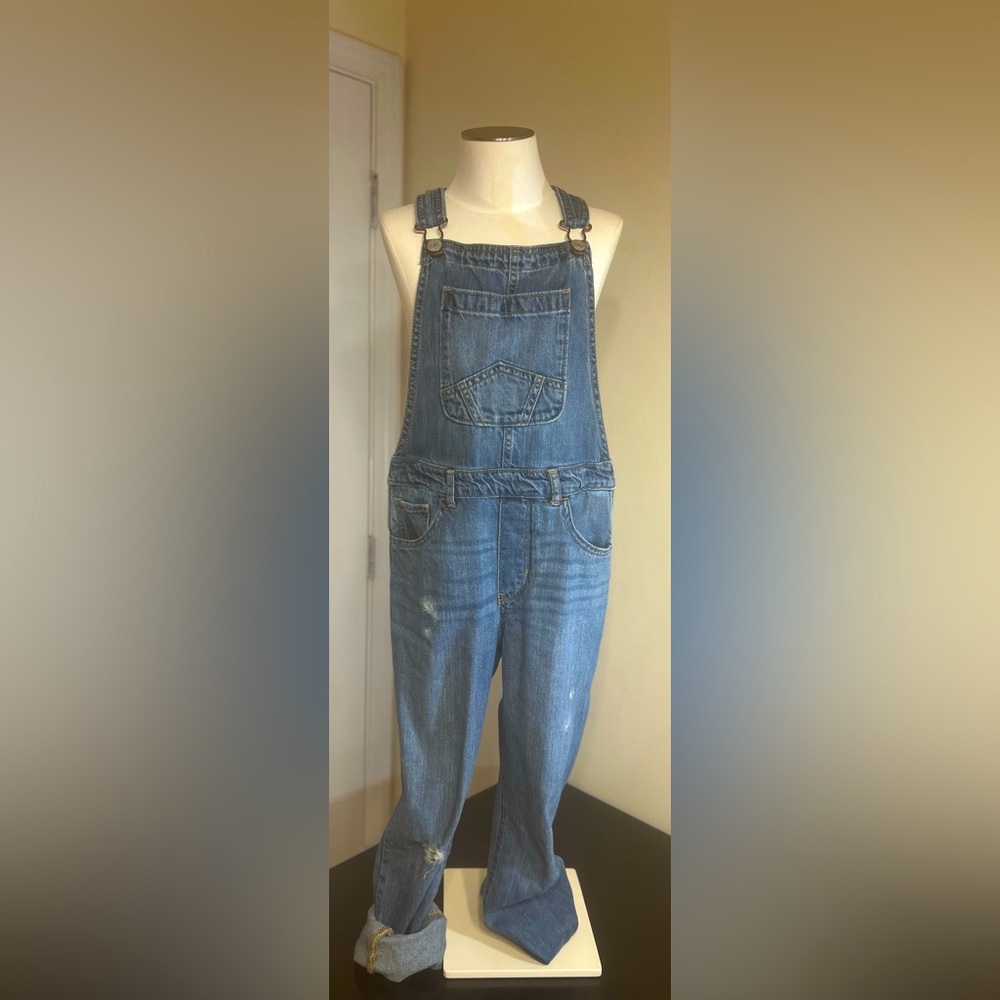 (2)Gap Kids Blue Denim Overalls: 
BOGO FREE:FIRM/2 Overalls